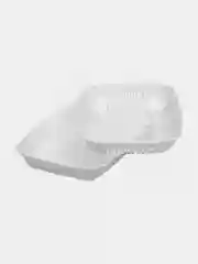 Белый лоток для кошек и собак с сеткой