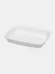 Белый лоток для кошек и собак с сеткой