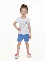 Голубой футболка и шорты для девочки, комплект для девочки, Утенок