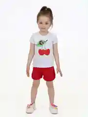 Голубой футболка и шорты для девочки, комплект для девочки, Утенок