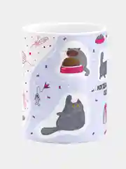 Кружка керамическая, с надписью "Когда дома один, Британская кошка"
