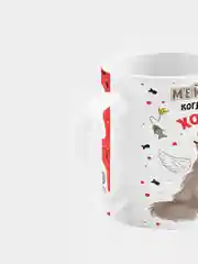 Кружка керамическая, с надписью "Когда дома один кот Мейн Кун"