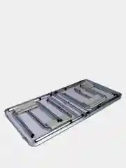 Стол складной кемпинговый туристический 120x60см с 4 стульями, красное дерево