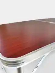 Стол складной кемпинговый туристический 120x60см с 4 стульями, красное дерево