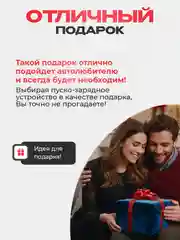 Пусковое зарядное устройство для автомобиля, c сумкой, LED фонарем, 600 А