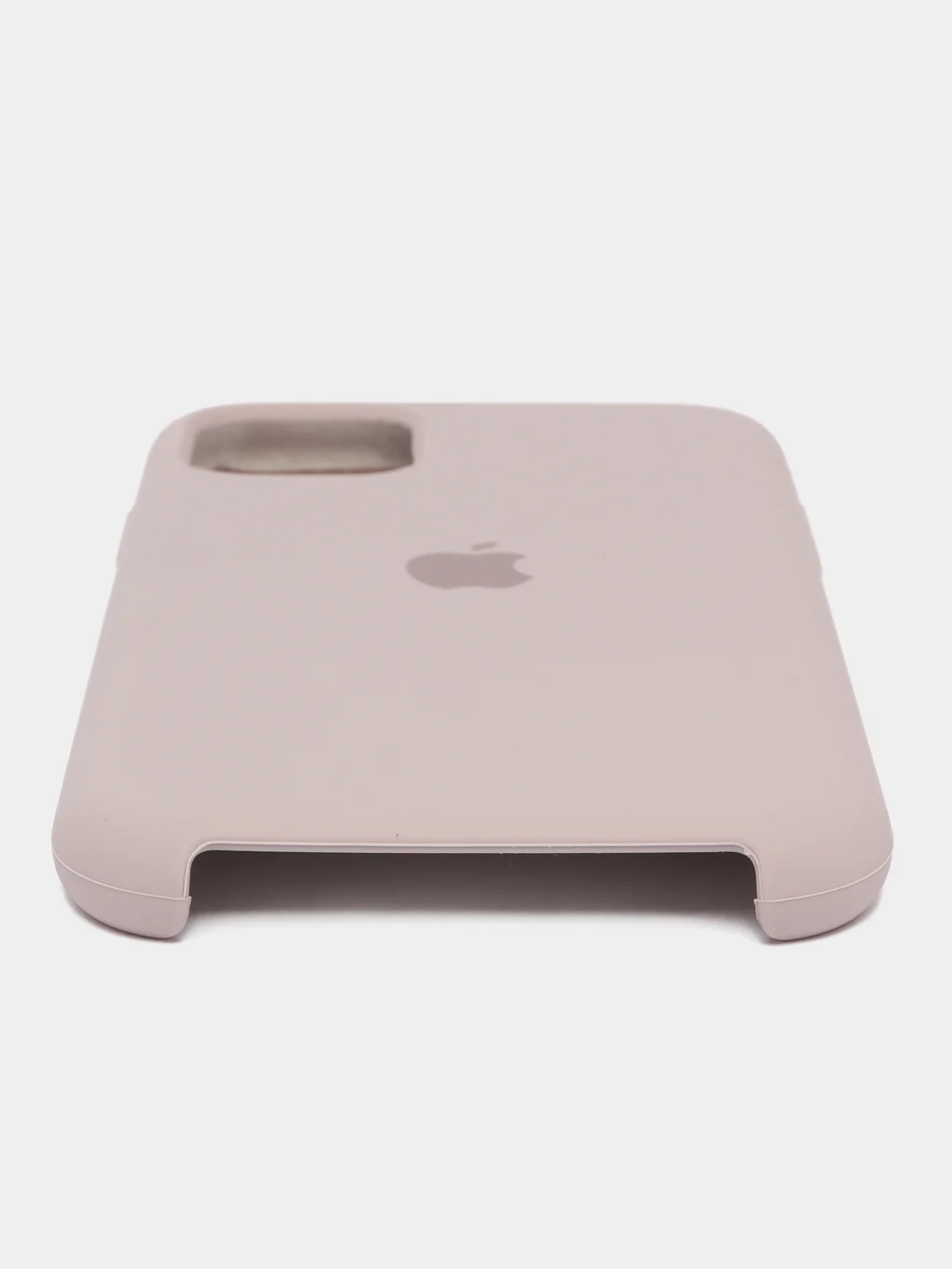 Бежевый меланж чехол Silicone Case для iPhone 11