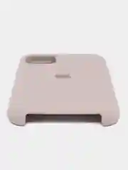 Бежевый меланж чехол Silicone Case для iPhone 11