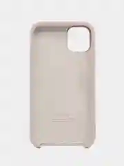 Бежевый меланж чехол Silicone Case для iPhone 11
