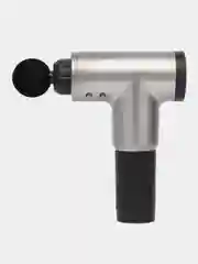 Серый массажер для тела Fascial Gun, мышечный, ударный, перкуссионный