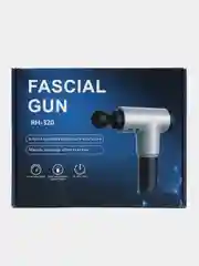 Черный массажер для тела Fascial Gun, мышечный, ударный, перкуссионный