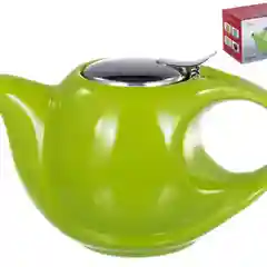 Салатовый чайник 750