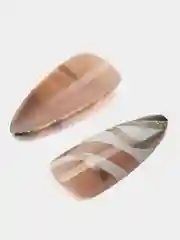 Бежевый ногти накладные