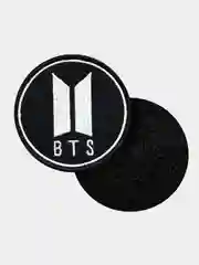 Нашивка шеврон на одежду BTS, на липучке