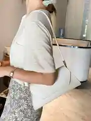 Белый сумка летняя на плечо