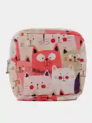 Сумка для гигиенических прокладок, сумка для хранения, косметический чехол, 12х12х4 см