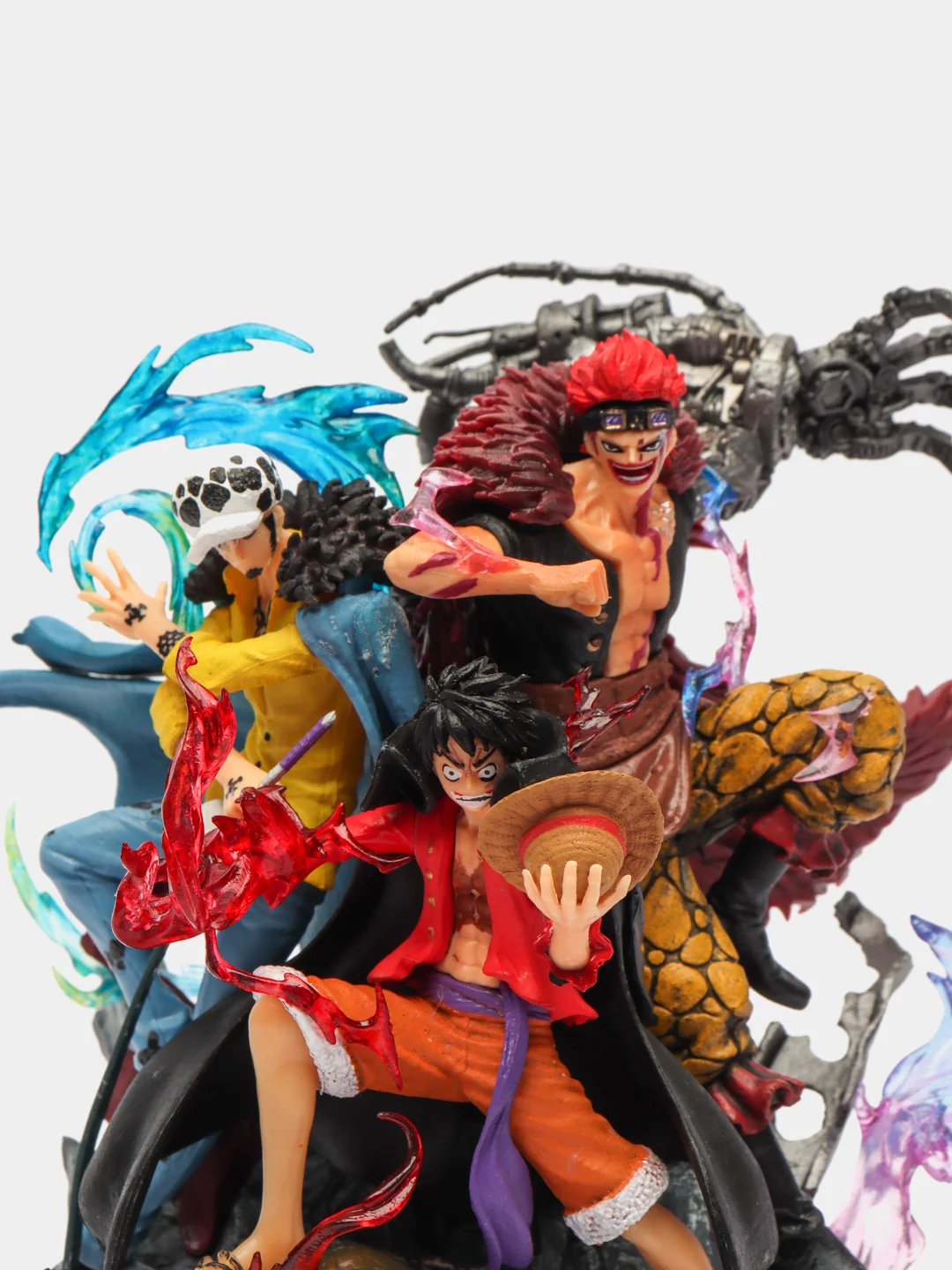 Аниме фигурка Монки Д. Луффи, Трафальгар Ло, Юстасс Кид One Piece ( Ван Пис )