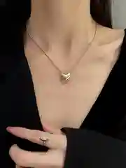 Цепочка на шею с подвеской, с кулоном сердце, ожерелье, чокер