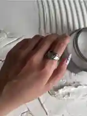Серый кольцо сердце, бижутерия, под серебро и золото