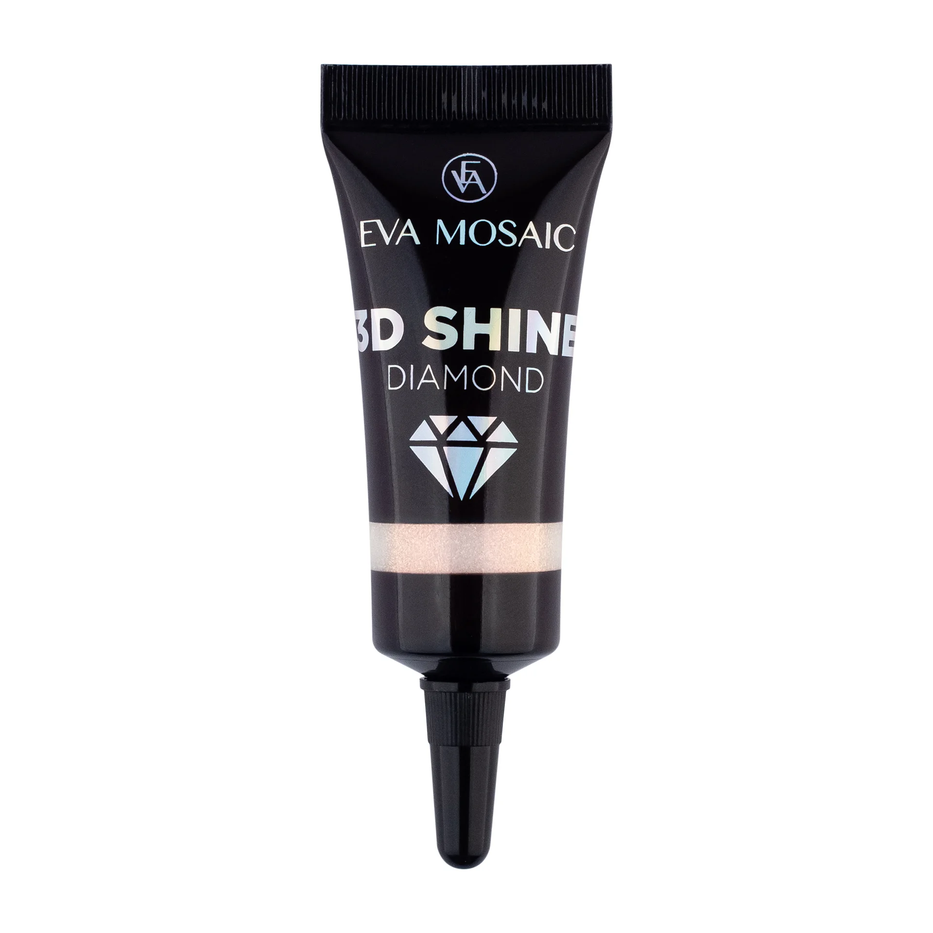 Eva mosaic Глиттер для лица 3D Shine Diamond гелевый, 5 мл, Розовое золото