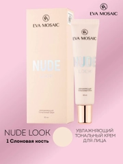 Eva mosaic Тональный крем Nude Look увлажняющий, 20 мл, 01 Слоновая кость