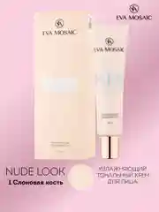 Eva mosaic Тональный крем Nude Look увлажняющий, 20 мл, 01 Слоновая кость