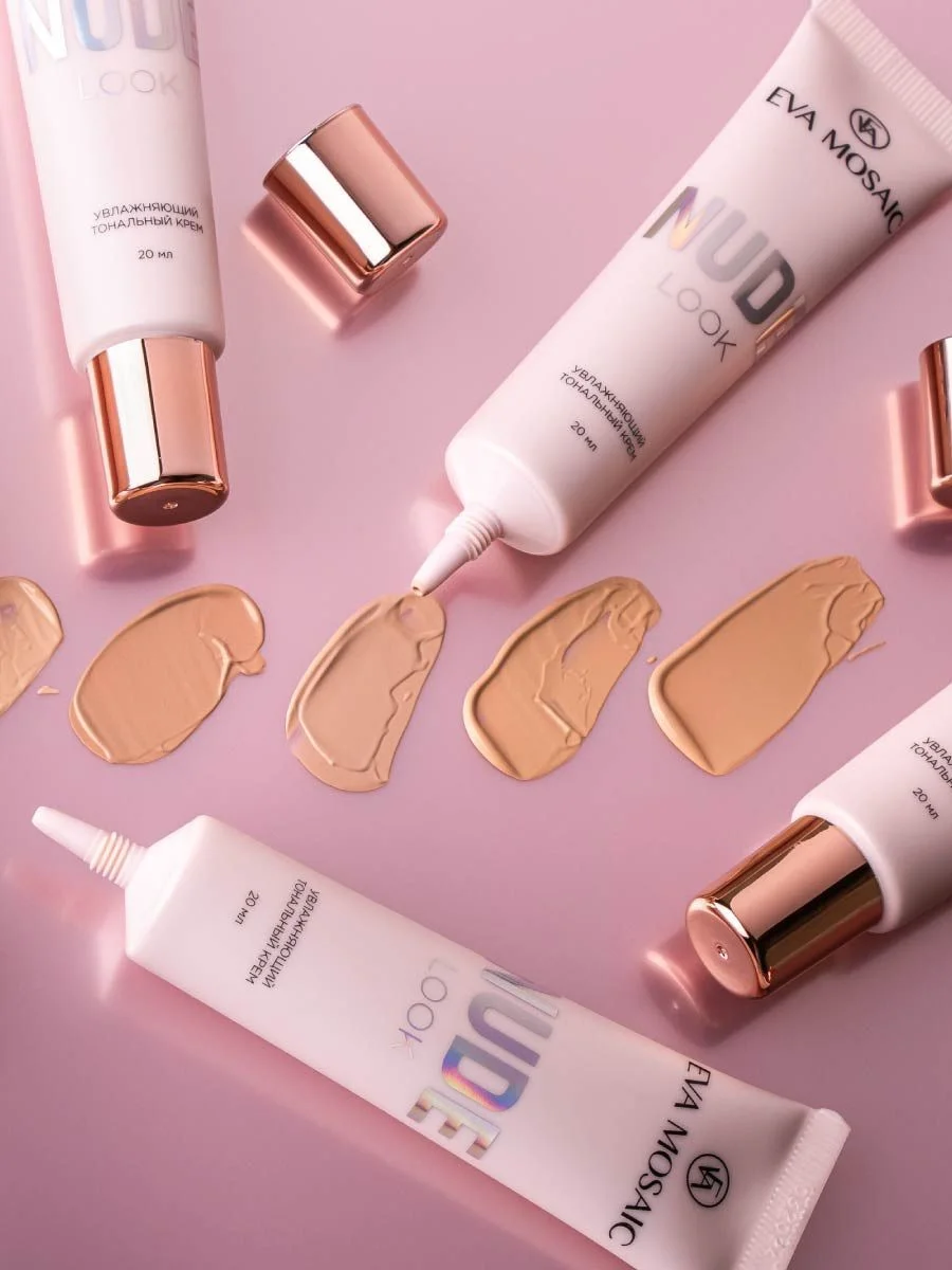 Eva mosaic Тональный крем Nude Look увлажняющий, 20 мл, 02 Натуральный