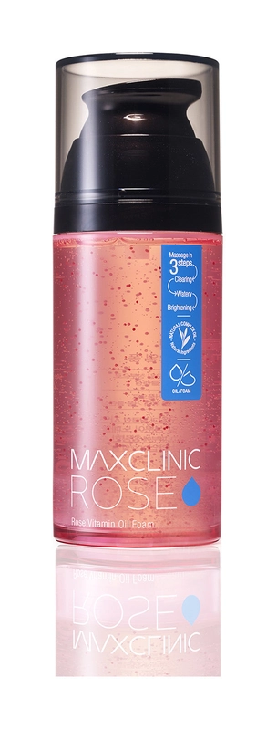 MaxClinic Rose Vitamin Гидрофильное масло-пенка для умывания с маслом розы, 110 г