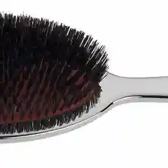 JANEKE Щетка хромированная в упаковке, натуральная щетина CRSP23SF
