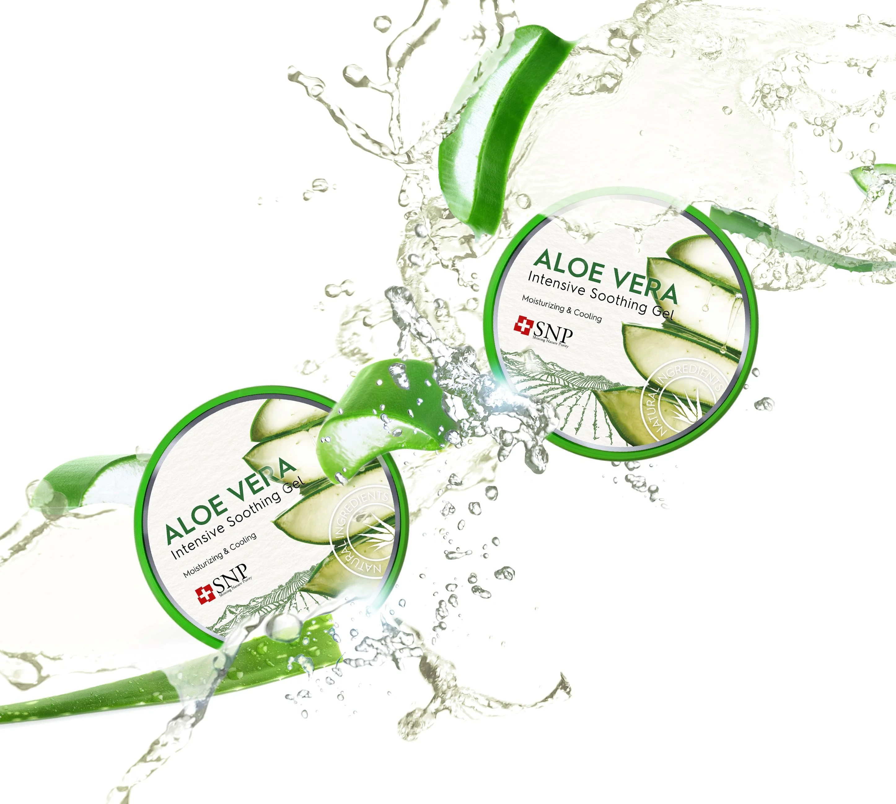 SNP Aloe Vera Gel Гель для лица и тела алоэ вера смягчающий увлажняющий освежающий, 300 г