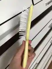 Janeke Щетка для волос, желтый, белый