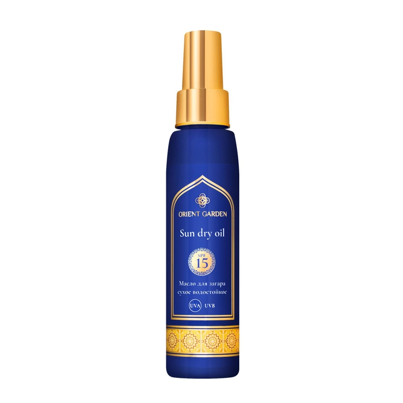Orient Garden Масло для загара сухое водостойкое SPF15, 125 мл