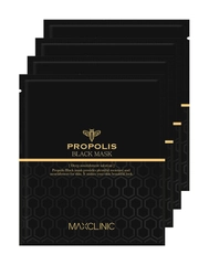 MAXCLINIC Propolis Black Mask Маска для лица черная с прополисом, 4 х20мл