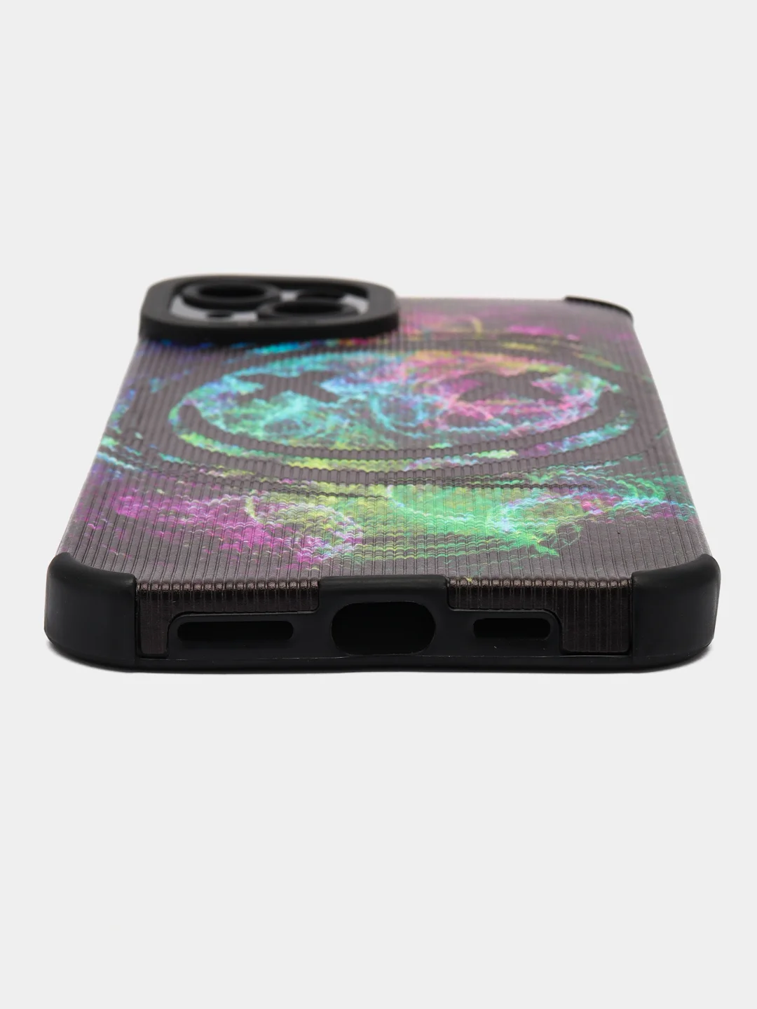 Угольный чехол для айфона на iPhone 15, Pro, Pro Max, Plus