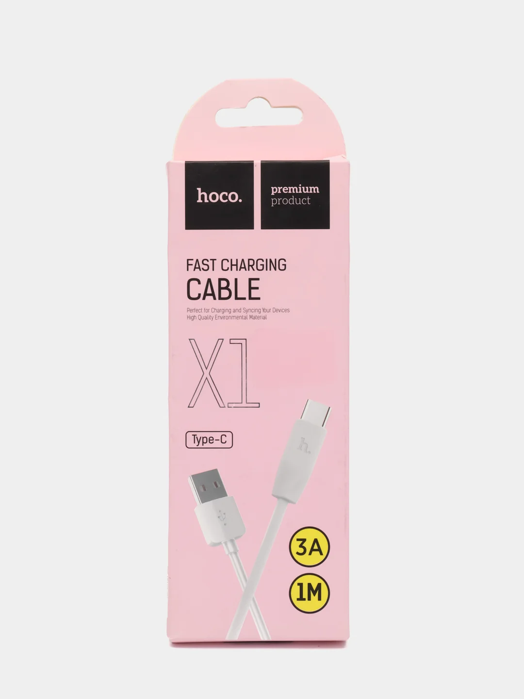 Белый usb Кабель Hoco X1 Type C, белый