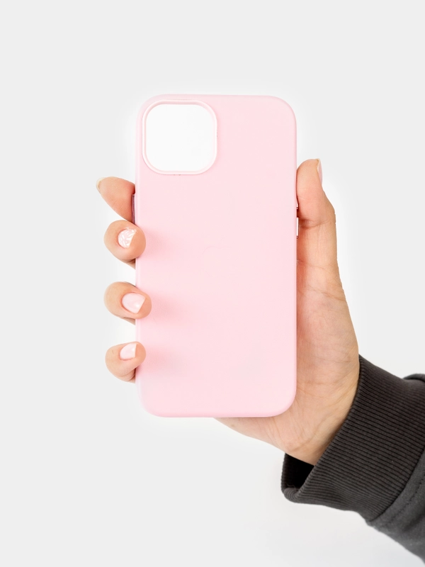 Кожаный чехол для iPhone 15 Leather Case с MagSafe