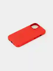 Красный кожаный чехол для iPhone 14 Leather Case с MagSafe