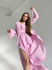 Платье вечернее макси / Роскошное струящееся платье из шифона
