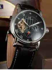 Часы механические, наручные, мужские, FORSINING А4, с автоподзаводом, водостойкие