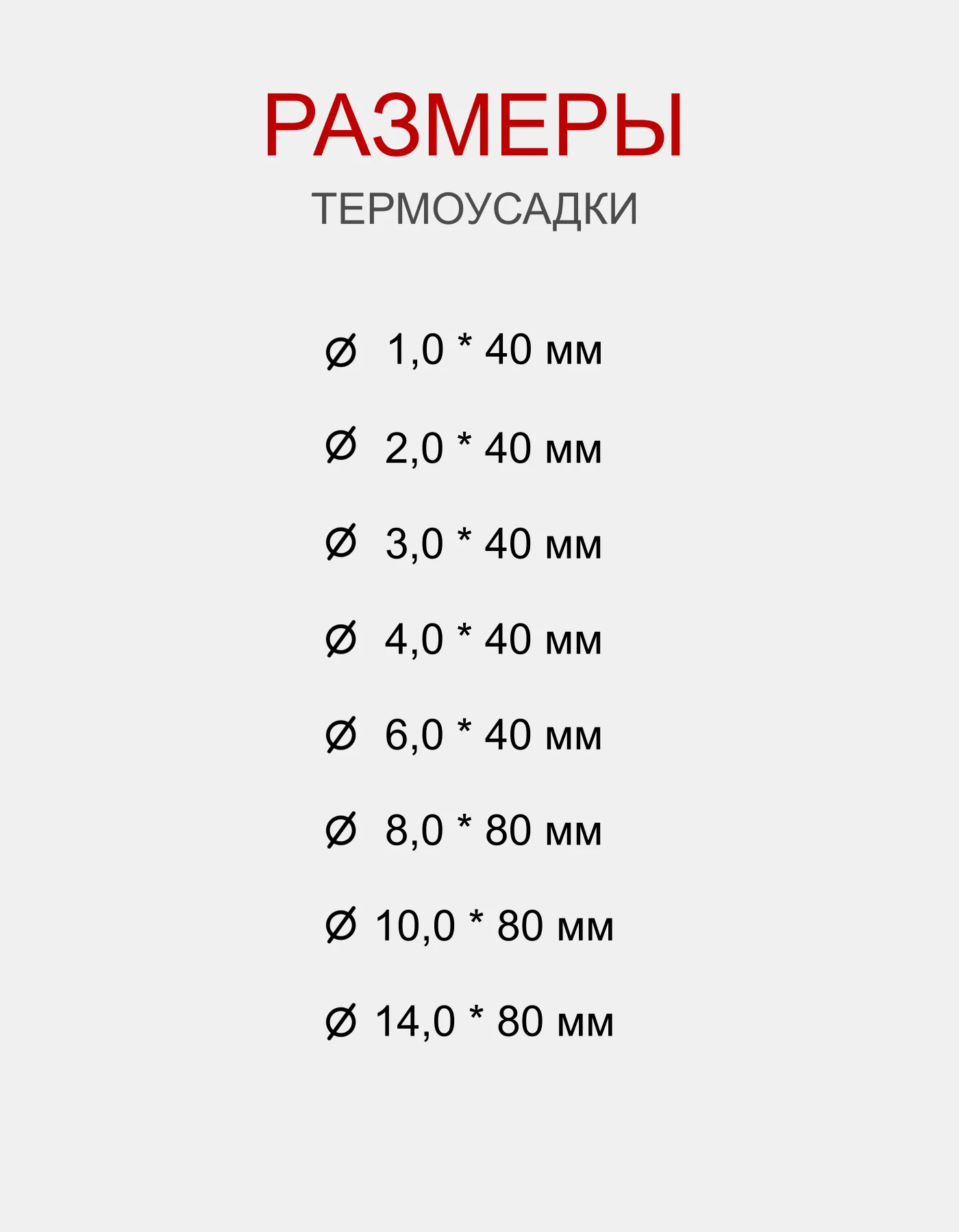 Набор термоусадочных трубок разного диаметра, 164 шт (термоусадка)