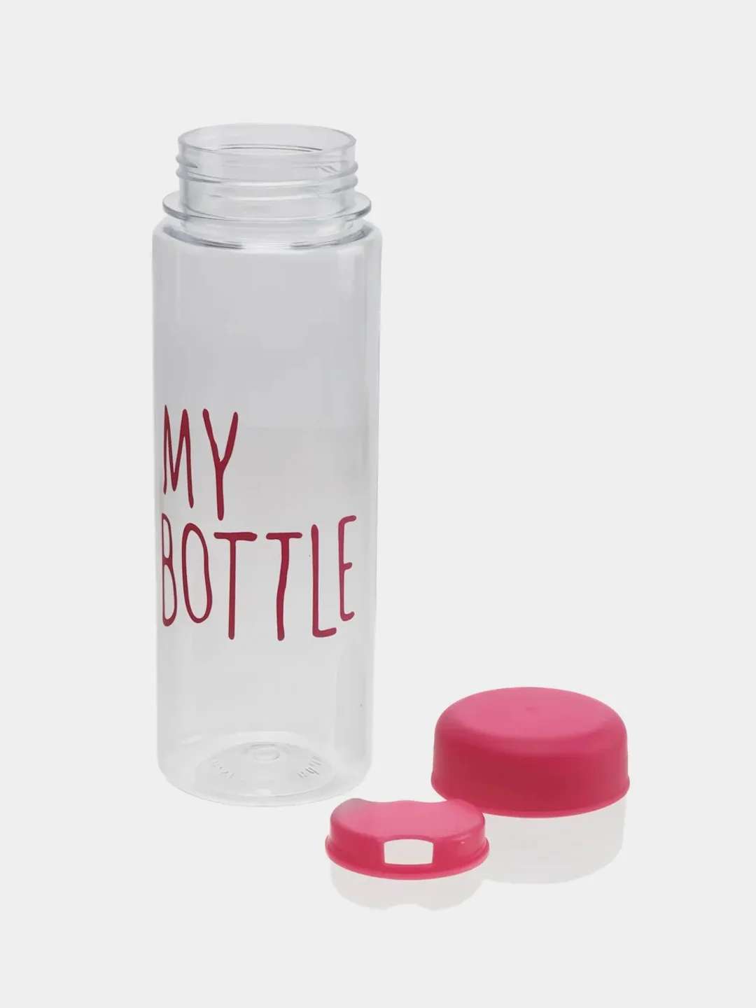 Тёмно-розовый спортивная бутылка для воды и коктейлей My Bottle с крышкой, 500 мл