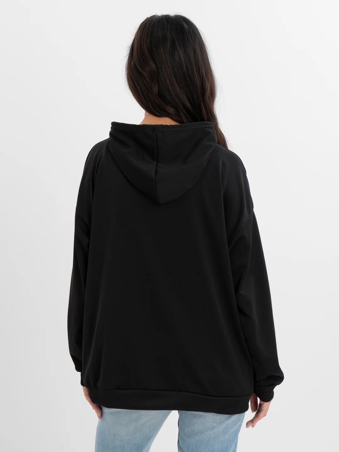 TrendD / Худи женское черное Unisex L