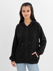 TrendD / Худи женское черное Unisex L