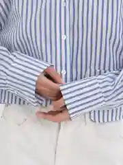 Розовый рубашка, блузка женская укороченная