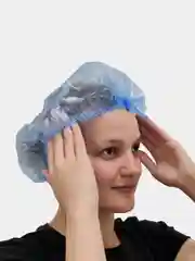 Шапочки полиэтиленовые, одноразовые