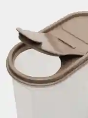 Белый емкость для сыпучих продуктов (с клапаном)