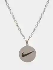 Серый меланж подвеска цепочка с логотипом "Найк", "Nike", "Vans", "Пикачу"