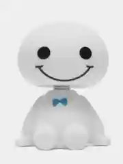 Белый игрушка на панель автомобиля Baymax