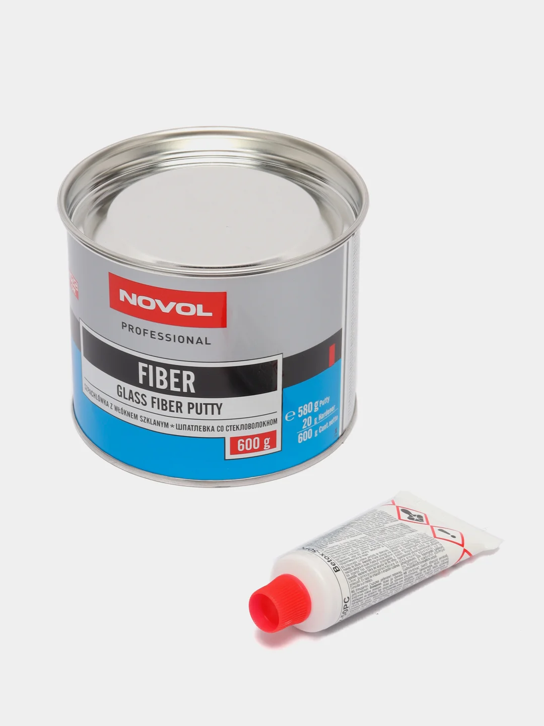 NOVOL FIBER шпатлёвка со стекловолокном