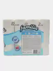 Туалетная бумага, двухслойная, Familia Classic Классик, 2 слоя, 12 рулонов