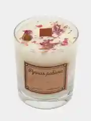 Марсала свечи ароматические, с деревянным фитилем, ручной работы, с натуральным воском 190 мл